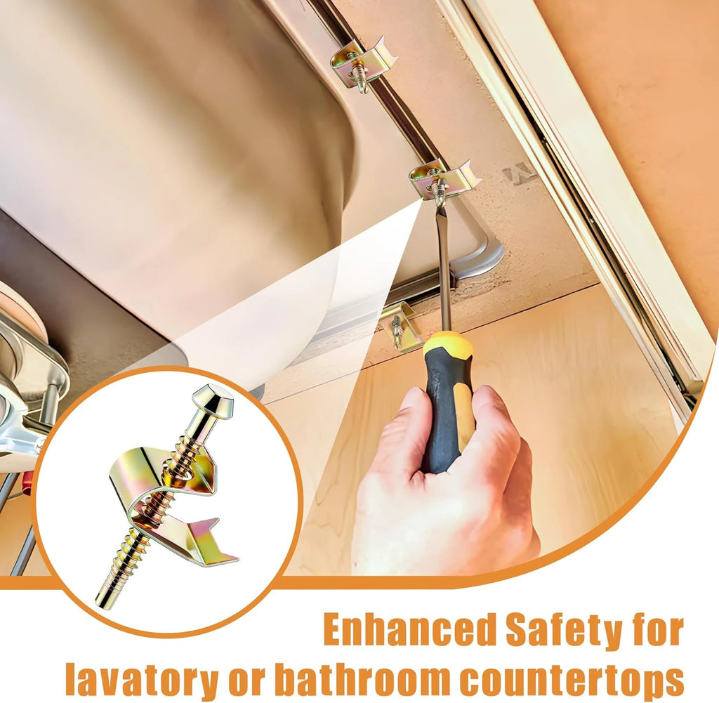 Top Mount Stainless Steel Kitchen Sink Installation Clips Guide