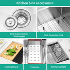 Included accessories for TXT321910S workstation kitchen sink