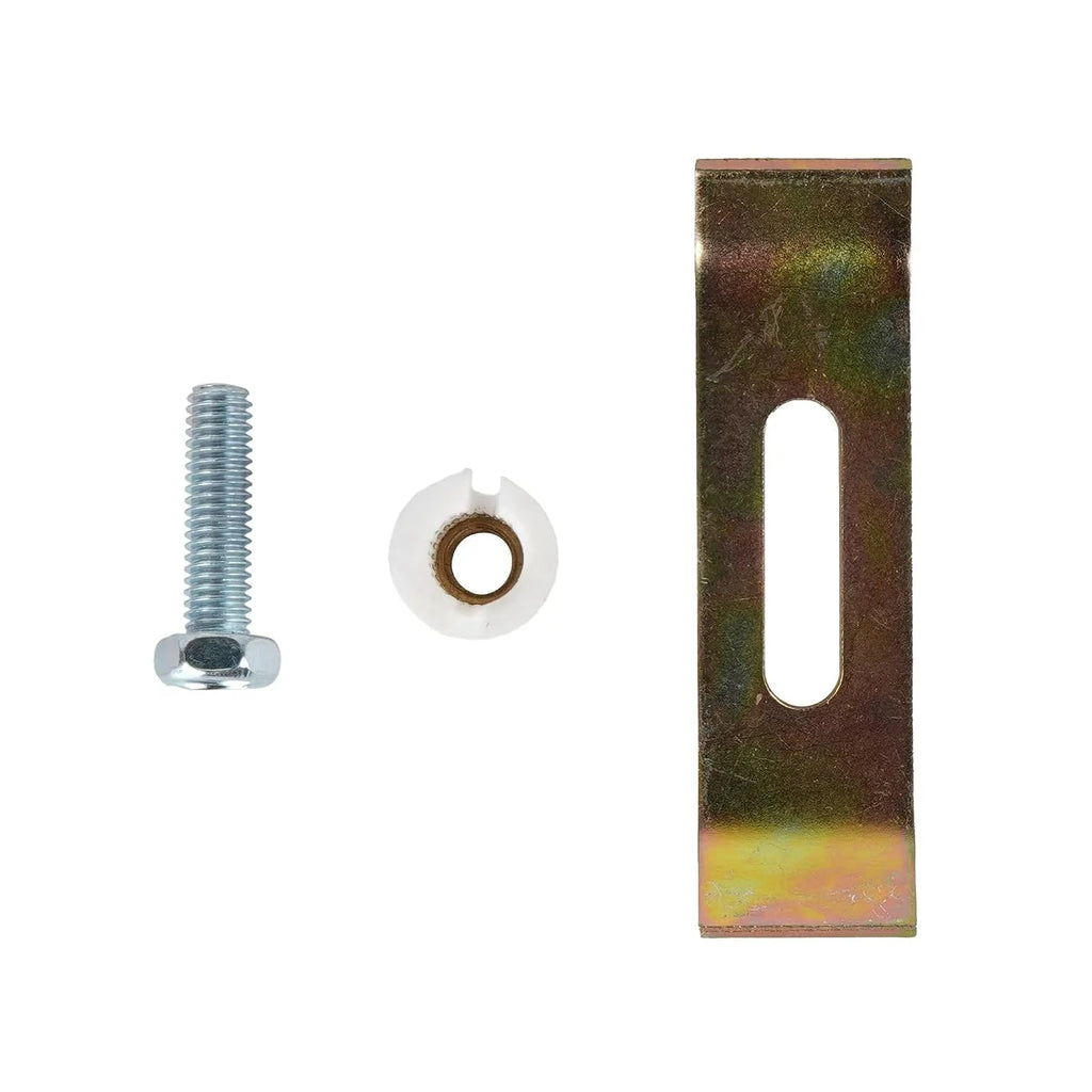 Undermount sink mounting bracket, bolt, and nylon expansion sleeve