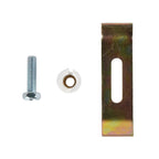 Undermount sink mounting bracket, bolt, and nylon expansion sleeve